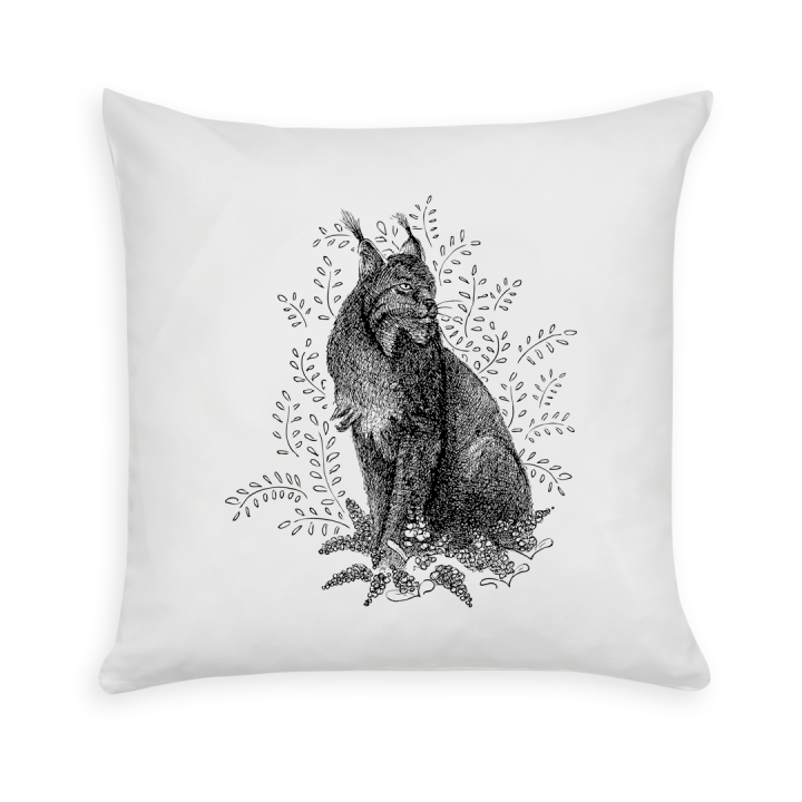 Poszewka na poduszkę z rysiem