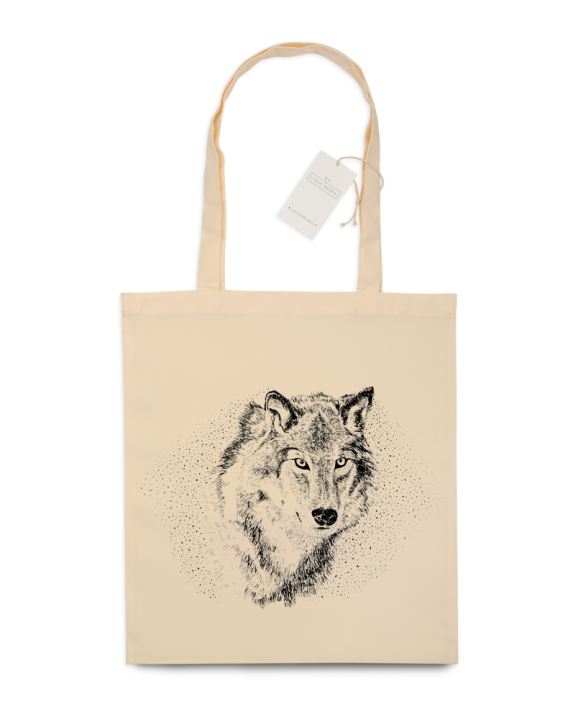 Torba z nadrukiem - wilk