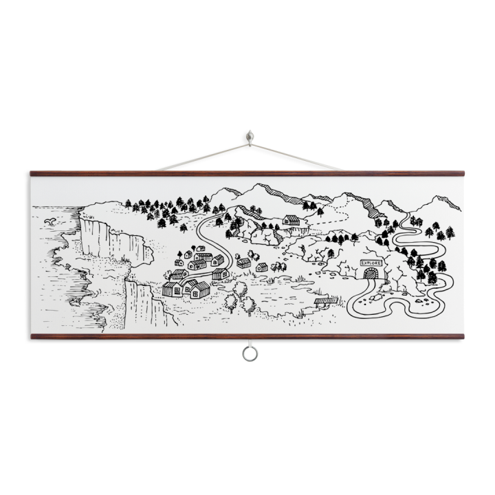Plakat - Explore 80 x 30 cm