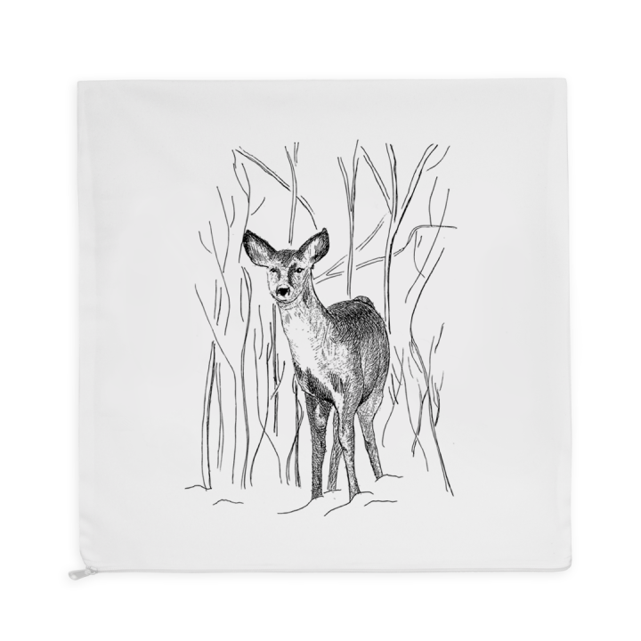 Poszewka na poduszkę z sarną