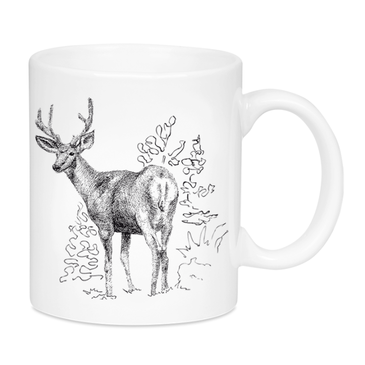 Kubek ceramiczny - Jelonek