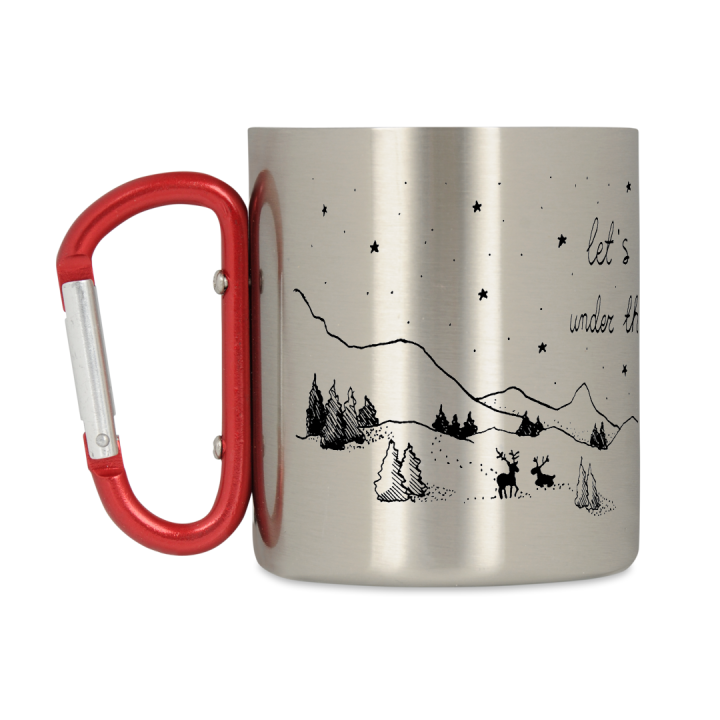 Kubek metalowy - Let's sleep under the stars