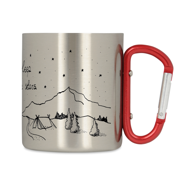 Kubek metalowy - Let's sleep under the stars