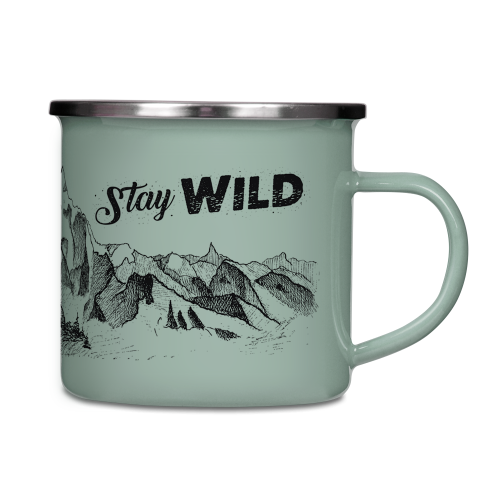 Kubek emaliowany - Stay Wild