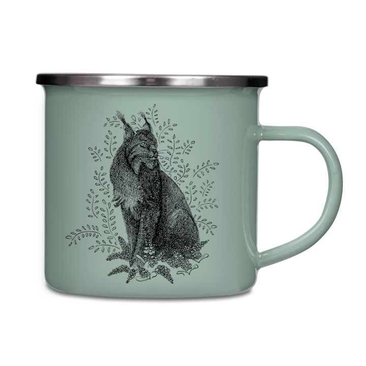 Kubek emaliowany - Ryś