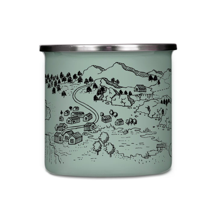 Kubek emaliowany - Explore