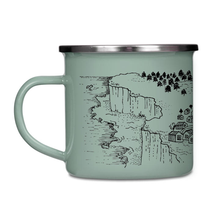 Kubek emaliowany - Explore