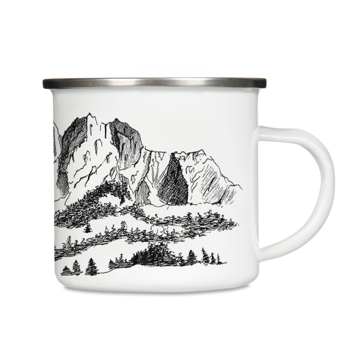 Kubek emaliowany - Góry