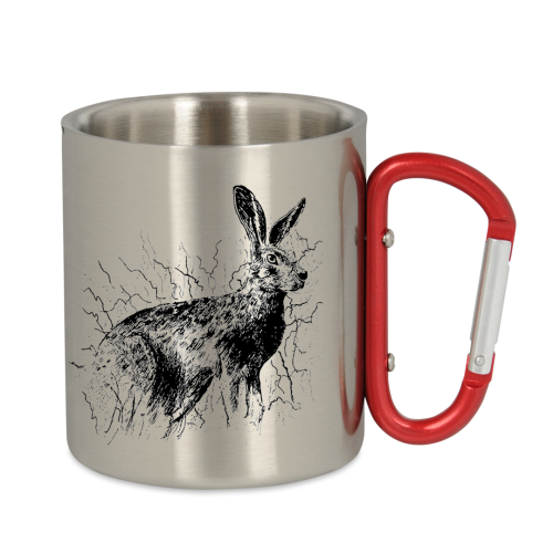 Kubek metalowy - Zając