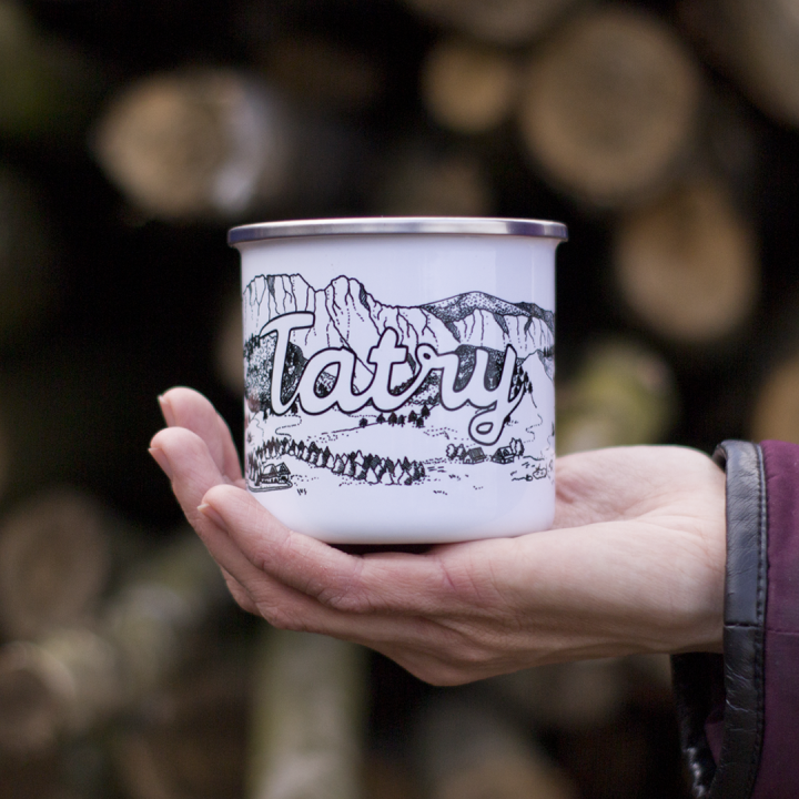 Kubek emaliowany - Tatry