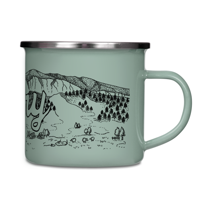 Kubek emaliowany -  Tatry