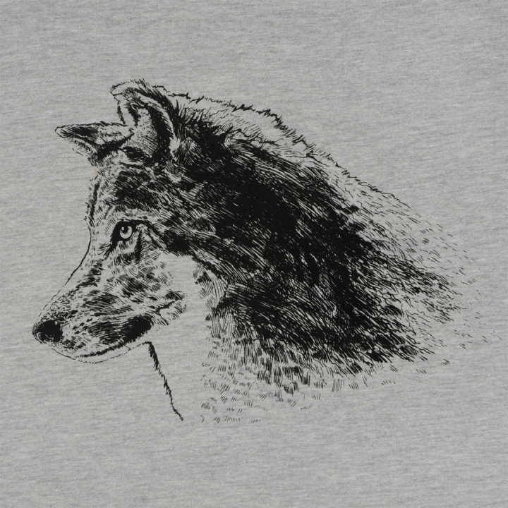 Koszulka męska - Wilk