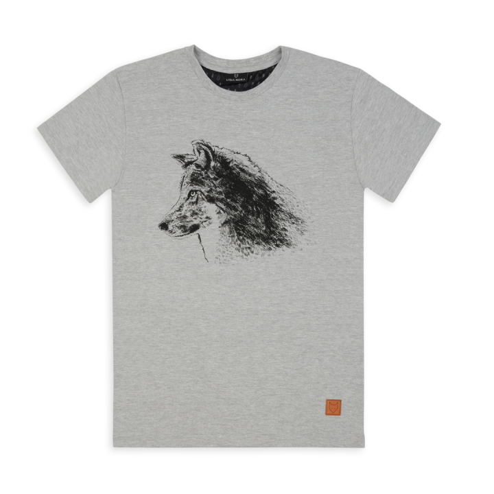 Koszulka męska - Wilk