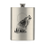 Piersiówka metalowa 230 ml - Wyjący Wilk