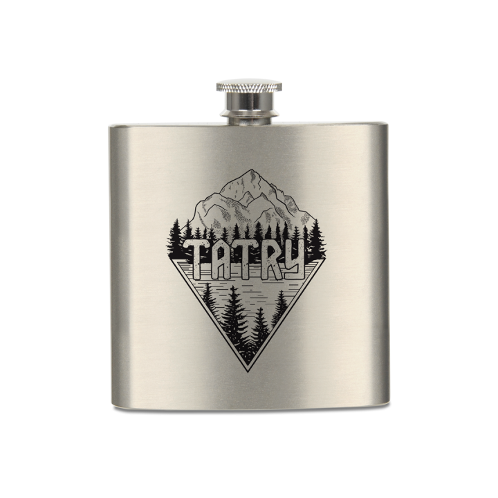 Piersiówka metalowa 180 ml - Tatry