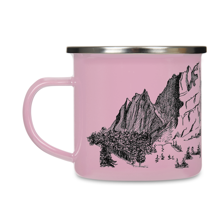 Kubek emaliowany - Góry