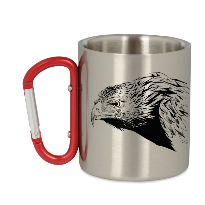Kubek metalowy - Orzeł przedni