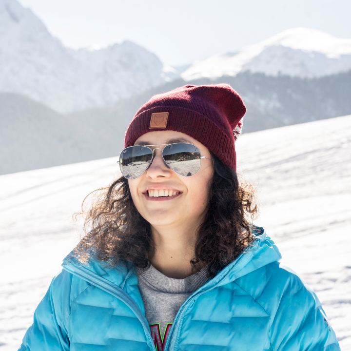 Czapka zimowa - bordowa