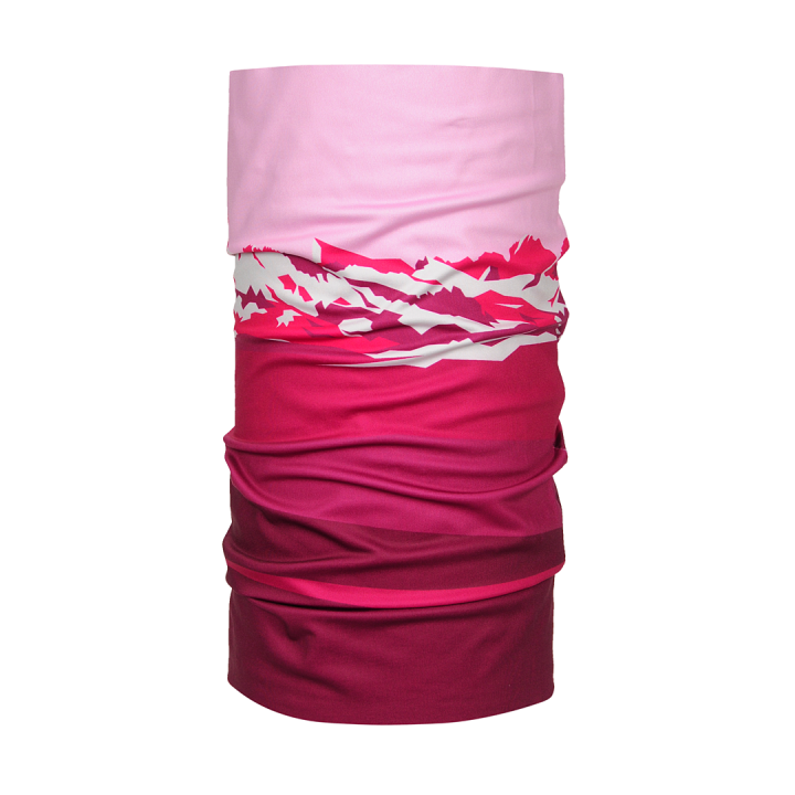 Chusta wielofunkcyjna - Góry - Magenta