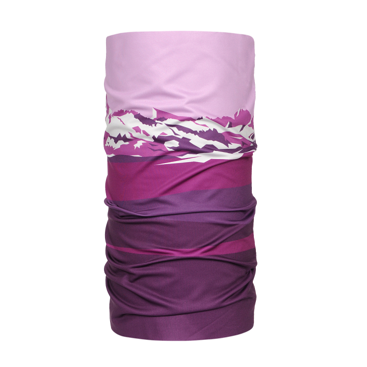Chusta wielofunkcyjna - Góry - Violet