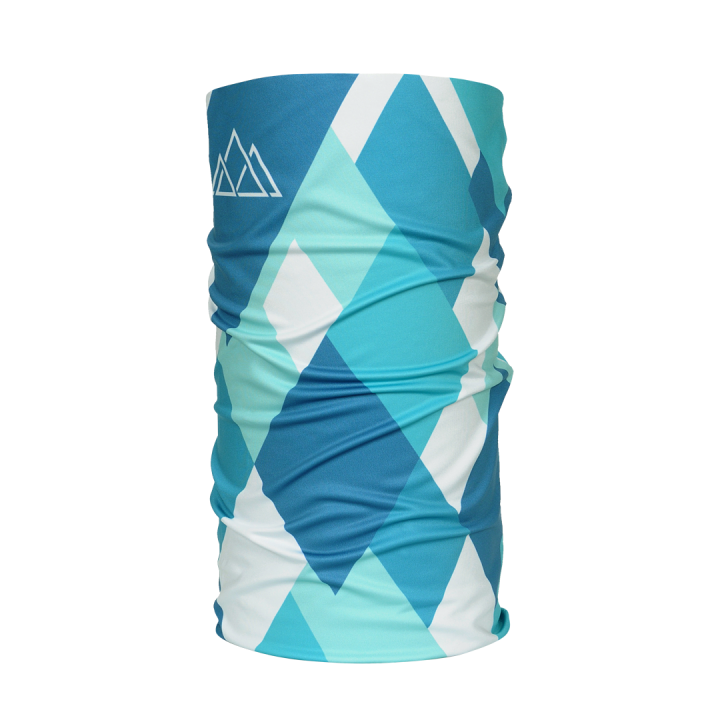 Chusta wielofunkcyjna - Mint geometric