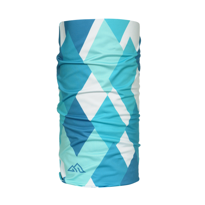 Chusta wielofunkcyjna - Mint geometric