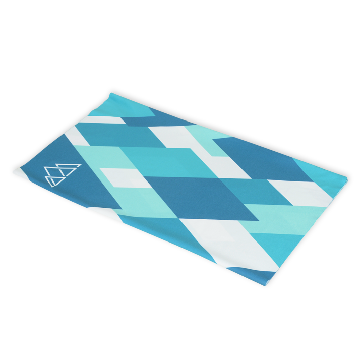 Chusta wielofunkcyjna - Mint geometric