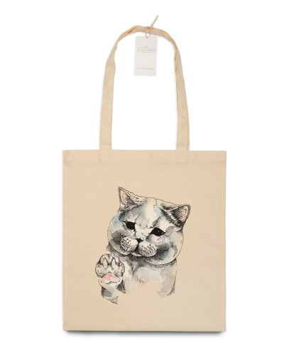 Torba na zakupy z kotem. Torba z kotem.