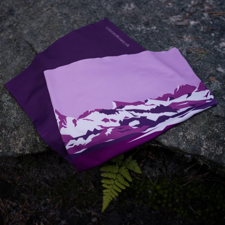 Chusta wielofunkcyjna - Góry - Violet