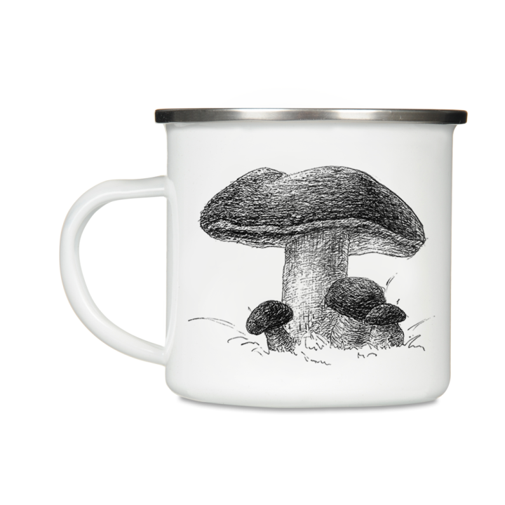 Emaliowany Kubek Grzybiarza
