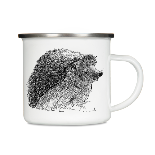 Kubek emaliowany - Jeż