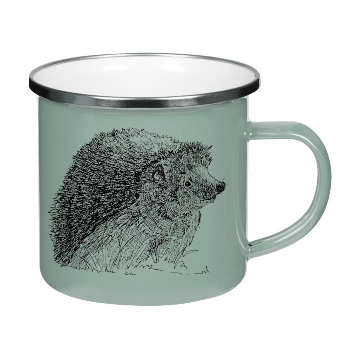 Kubek emaliowany - Jeż