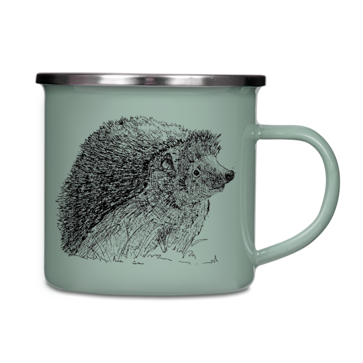 Kubek emaliowany - Jeż