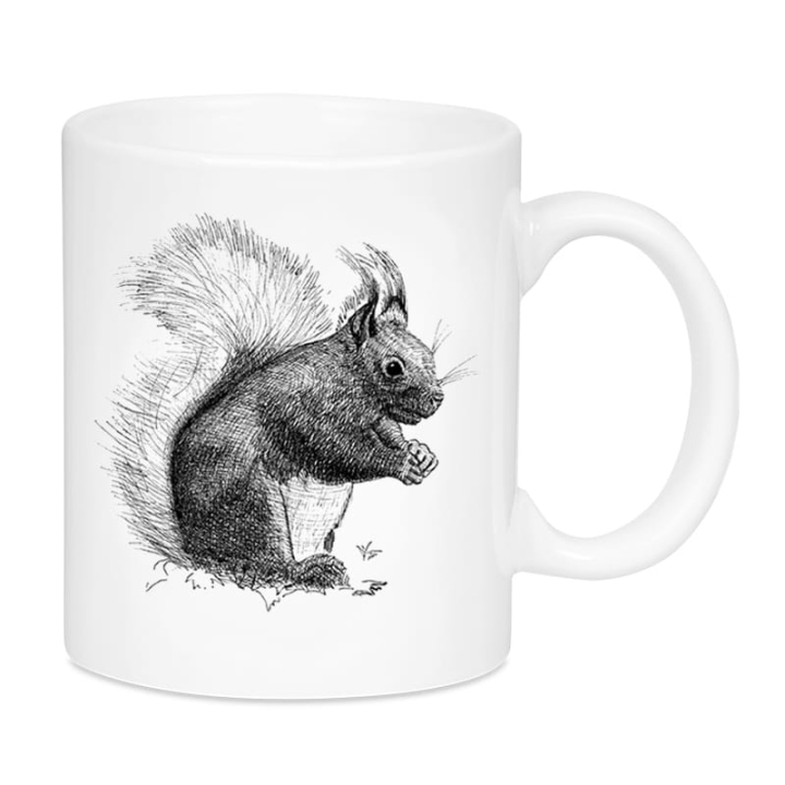 Kubek ceramiczny - Wiewiórka