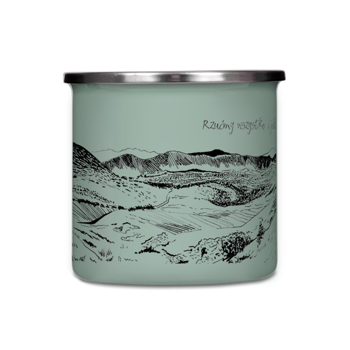 Kubek emaliowany - Bieszczady