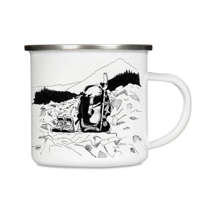 Kubek emaliowany - Ahoj Przygodo!