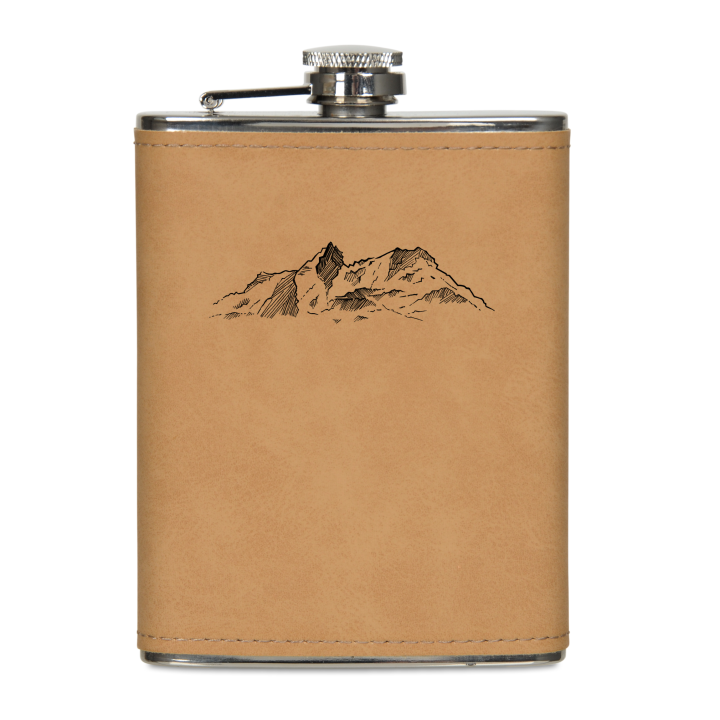 Piersiówka w ekoskórze 200 ml