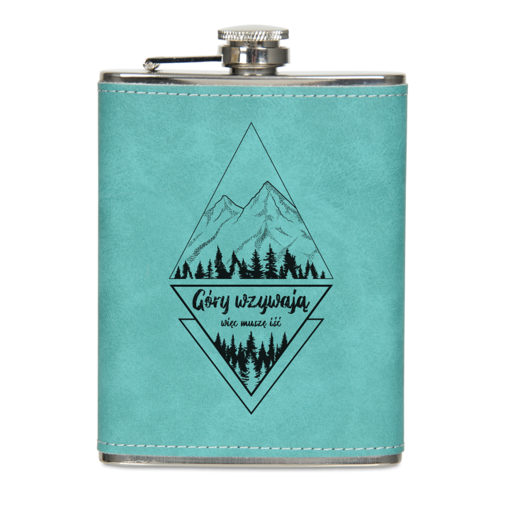 Piersiówka w ekoskórze 200 ml