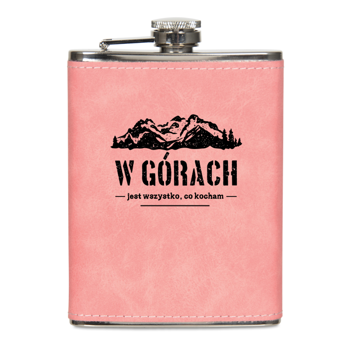 Piersiówka w ekoskórze 200 ml