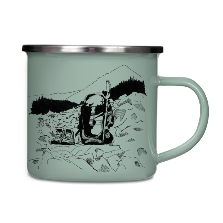 Kubek emaliowany - Ahoj Przygodo!