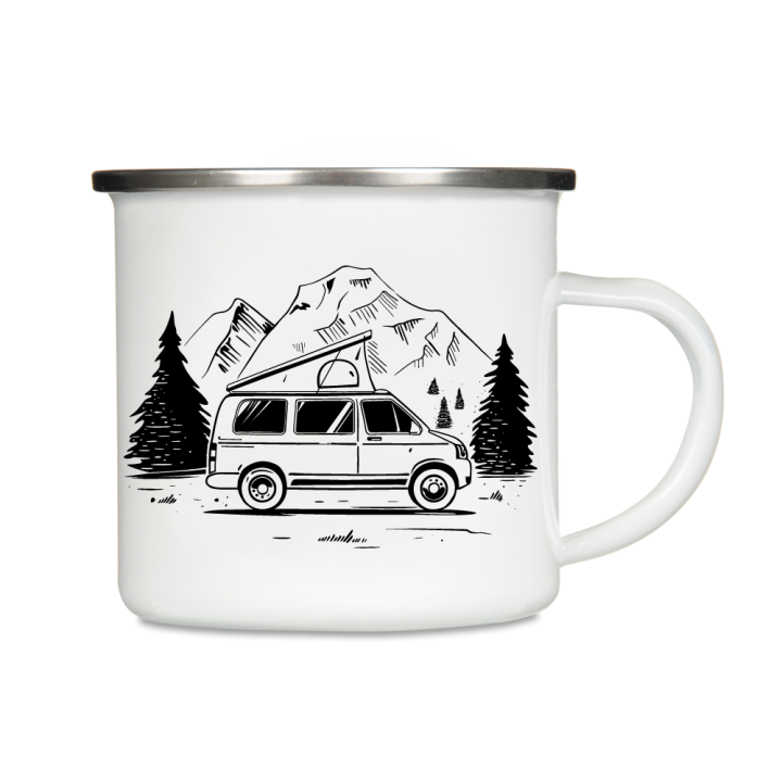 Kubek emaliowany - Wild Camping