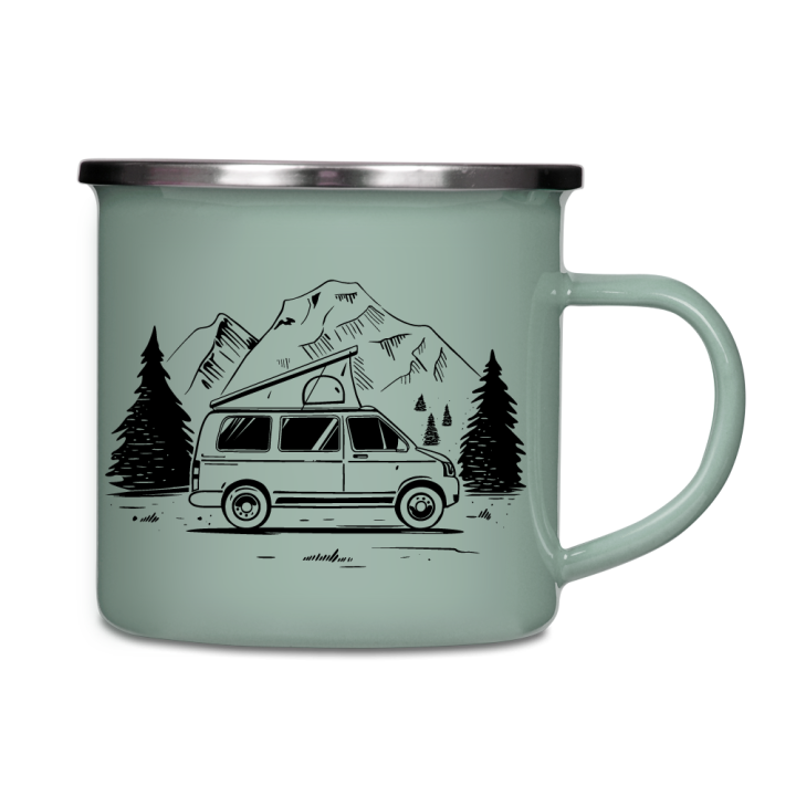 Kubek emaliowany - Wild Camping