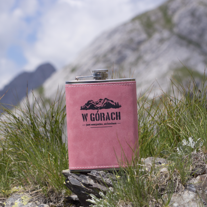 Piersiówka w ekoskórze 200 ml