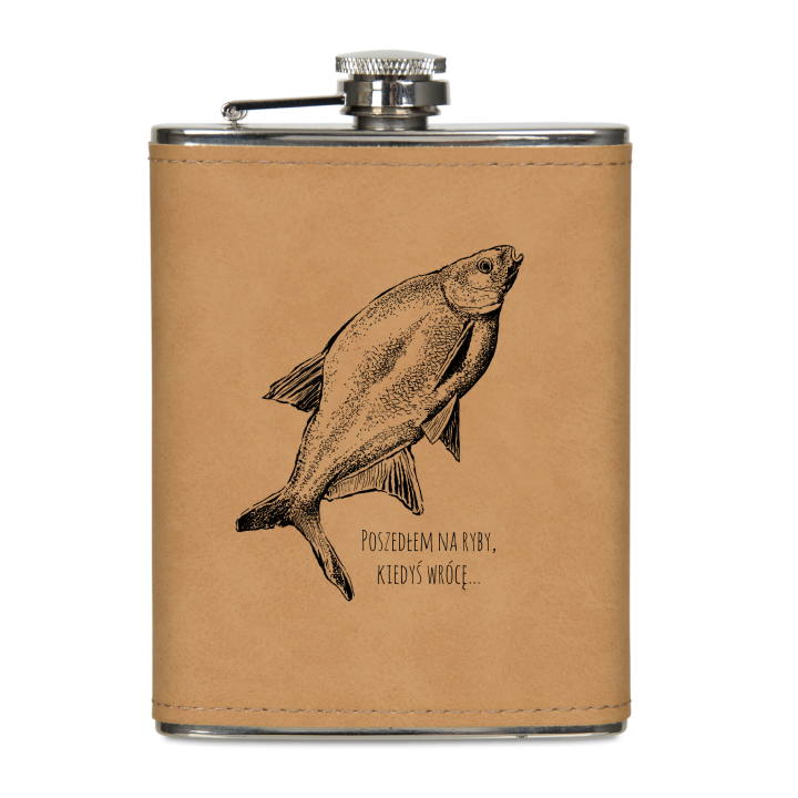 Piersiówka w ekoskórze 200 ml