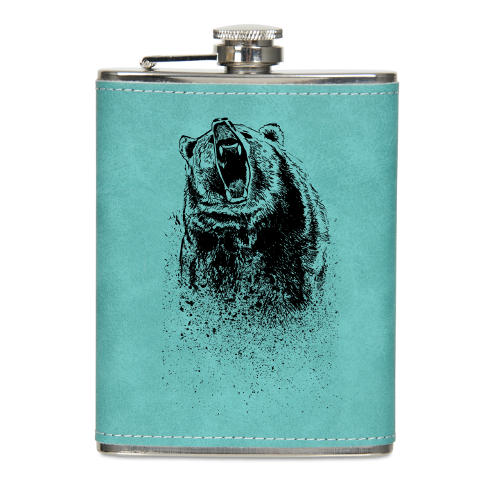 Piersiówka w ekoskórze 200 ml