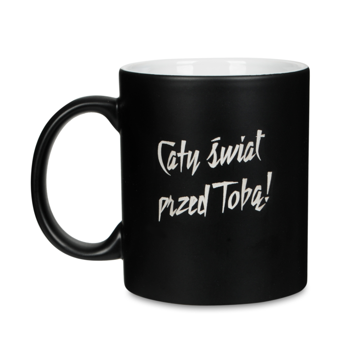 Kubek z grawerem - Cały świat przed Tobą!