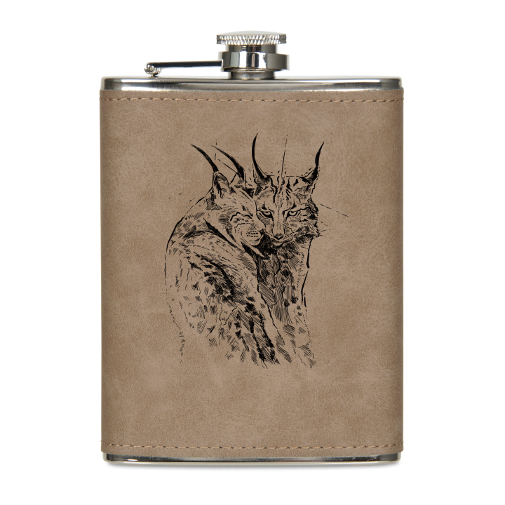 Piersiówka w ekoskórze 200 ml