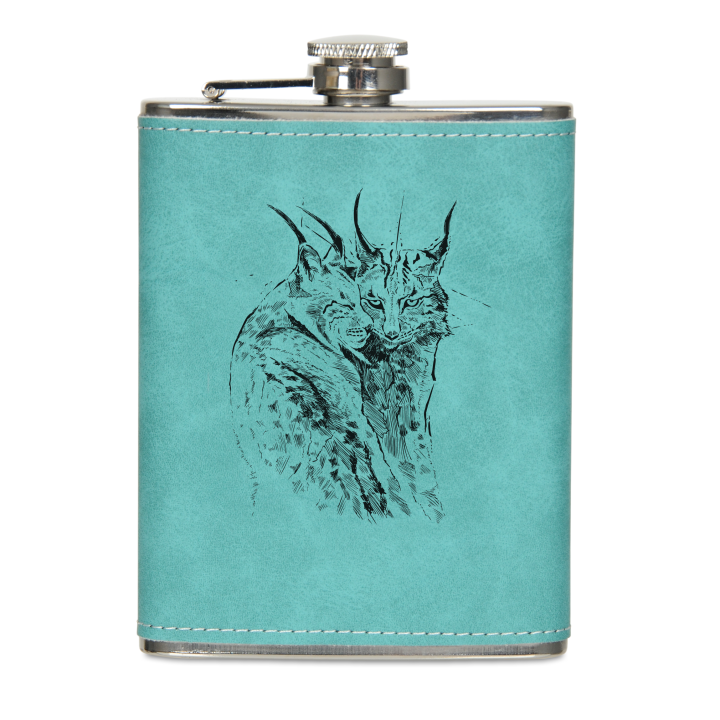 Piersiówka w ekoskórze 200 ml