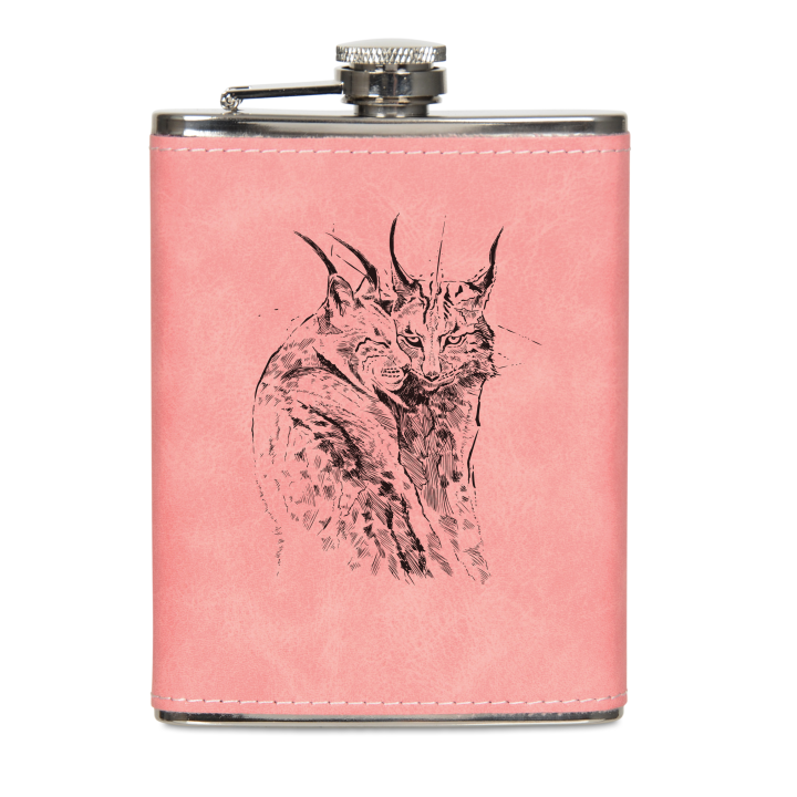 Piersiówka w ekoskórze 200 ml