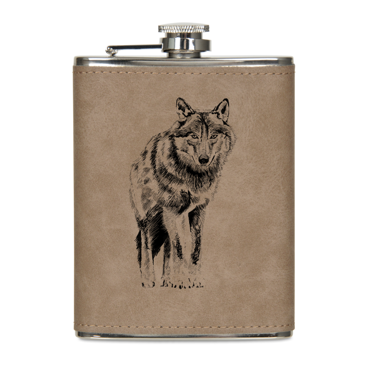 Piersiówka w ekoskórze 200 ml